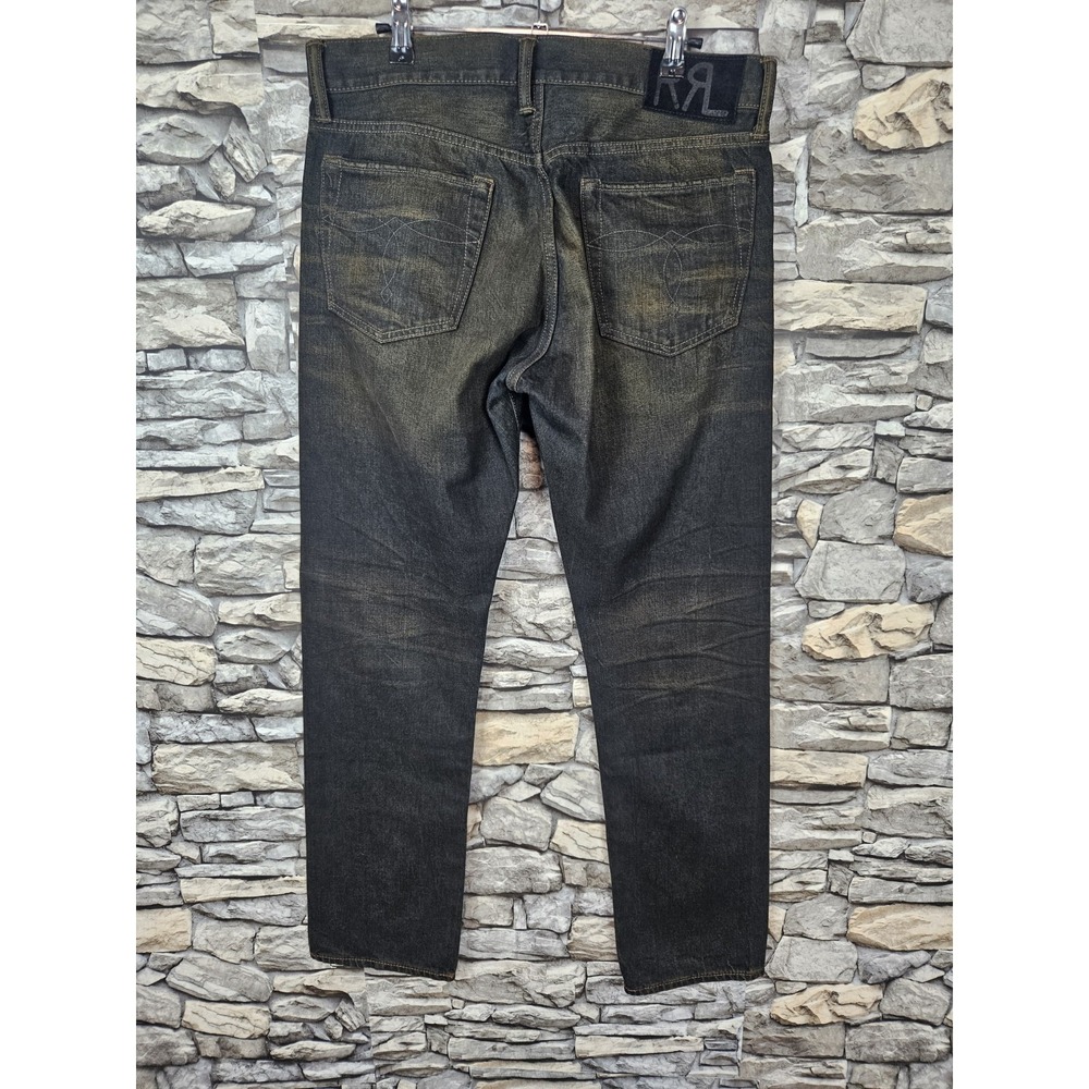 RRL Ralph Lauren Men's Slim Fit Shuttle Woven Sanforized Selvedge Jeans 32x30 - Picture 3 of 16